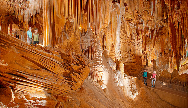 Inside the Cathedral Room at Luray Caverns